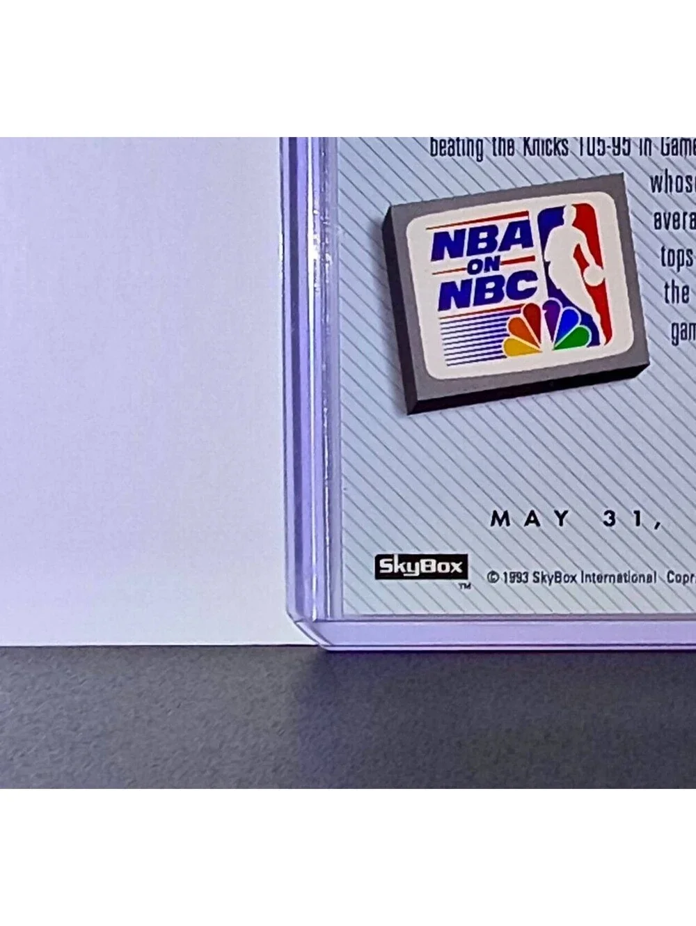 Michael Jordan 1993-94 Skybox Premium Edition NBA on NBC #14 HOF Card Bulls